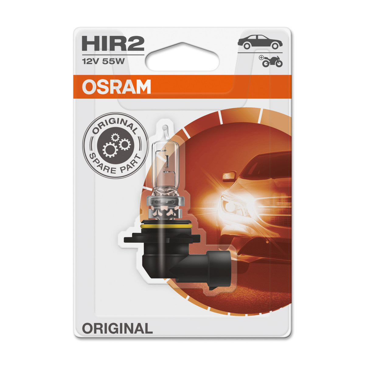 OSRAM Original Line - HB4A - 12 V - 51 W - Halogen forlygte lampe - HIR2