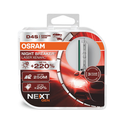 OSRAM XENARC NIGHT BREAKER LASER (NEXT GEN) - D4S - 2-PACK