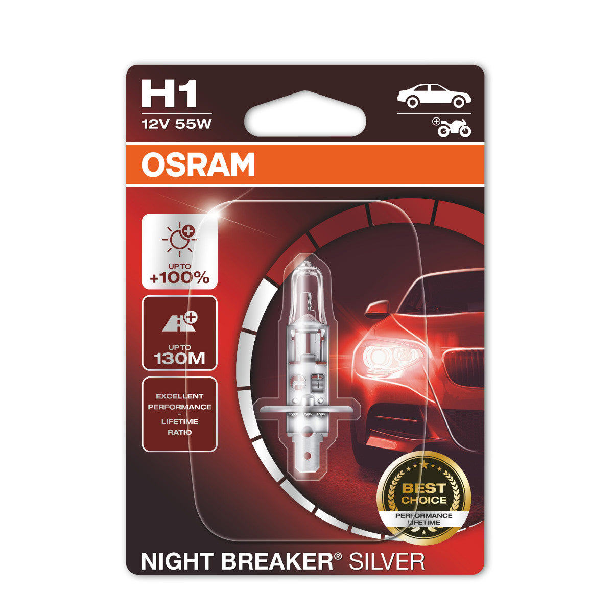 OSRAM NAT BREAKER® SILVER H1 Single Blister