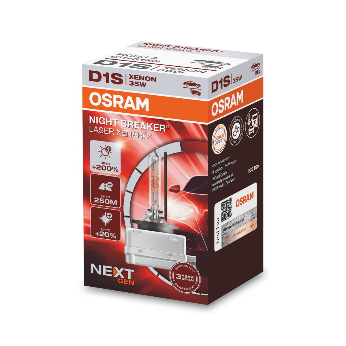 OSRAM XENARC NIGHT BREAKER LASER (NEXT GEN) - D1S - 1-PACK