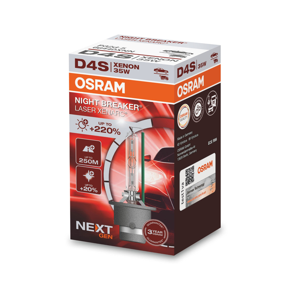 OSRAM XENARC NIGHT BREAKER LASER (NEXT GEN) - D4S - 1-pak