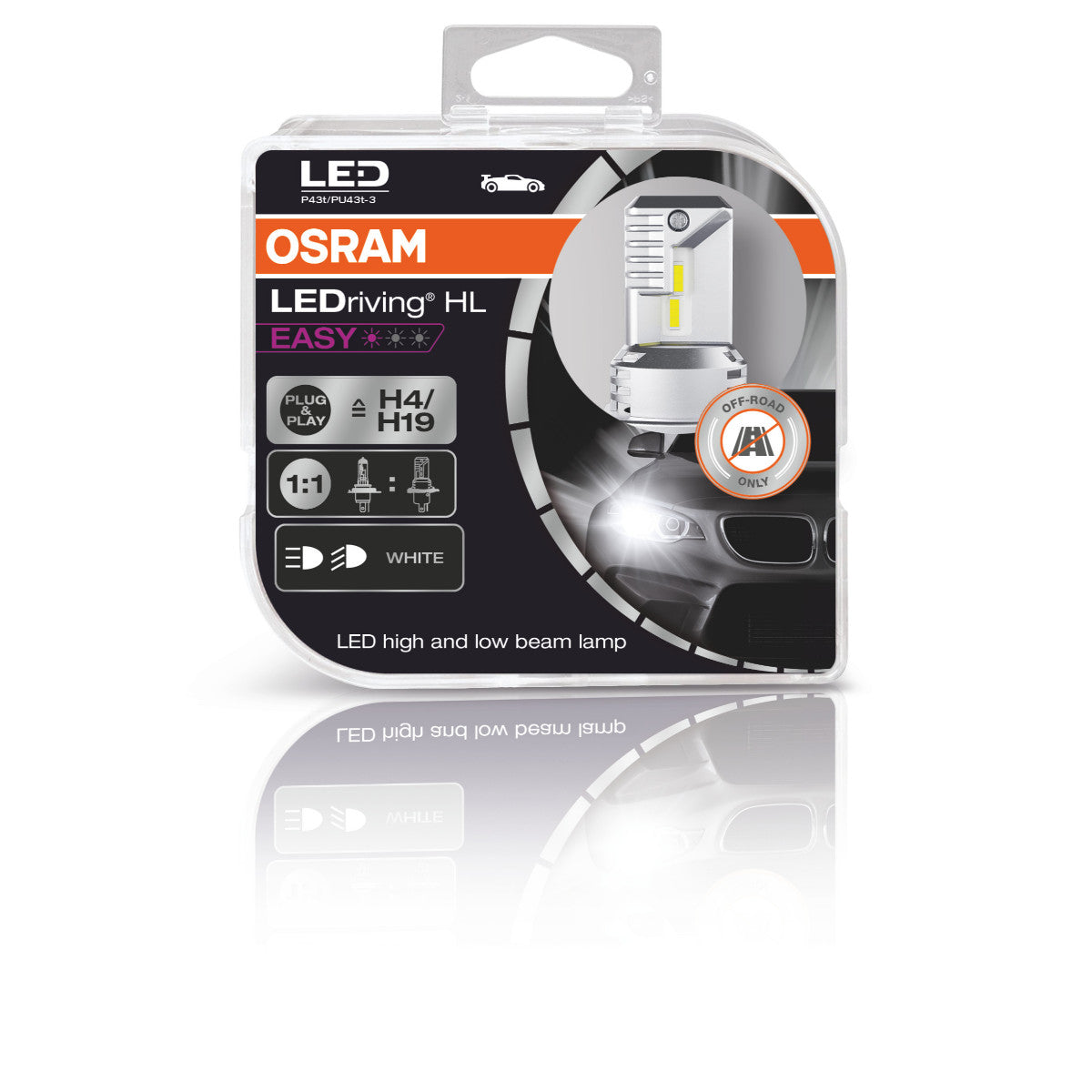 OSRAM-ledning HL Easy H4-H19