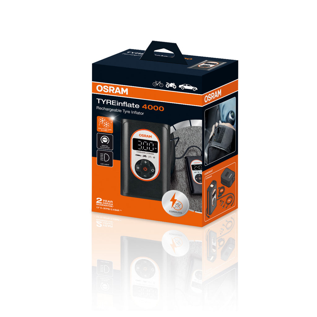 Osram Tire Inflate - 4000 dækinflator