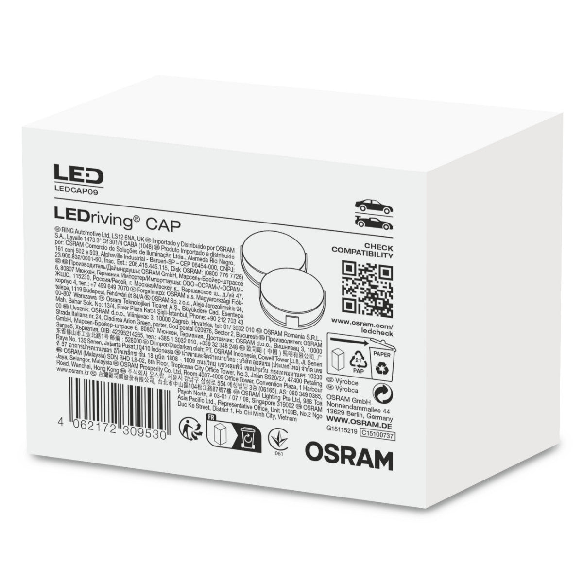 OSRAM LED RRIVE CAP - LEDCAP09