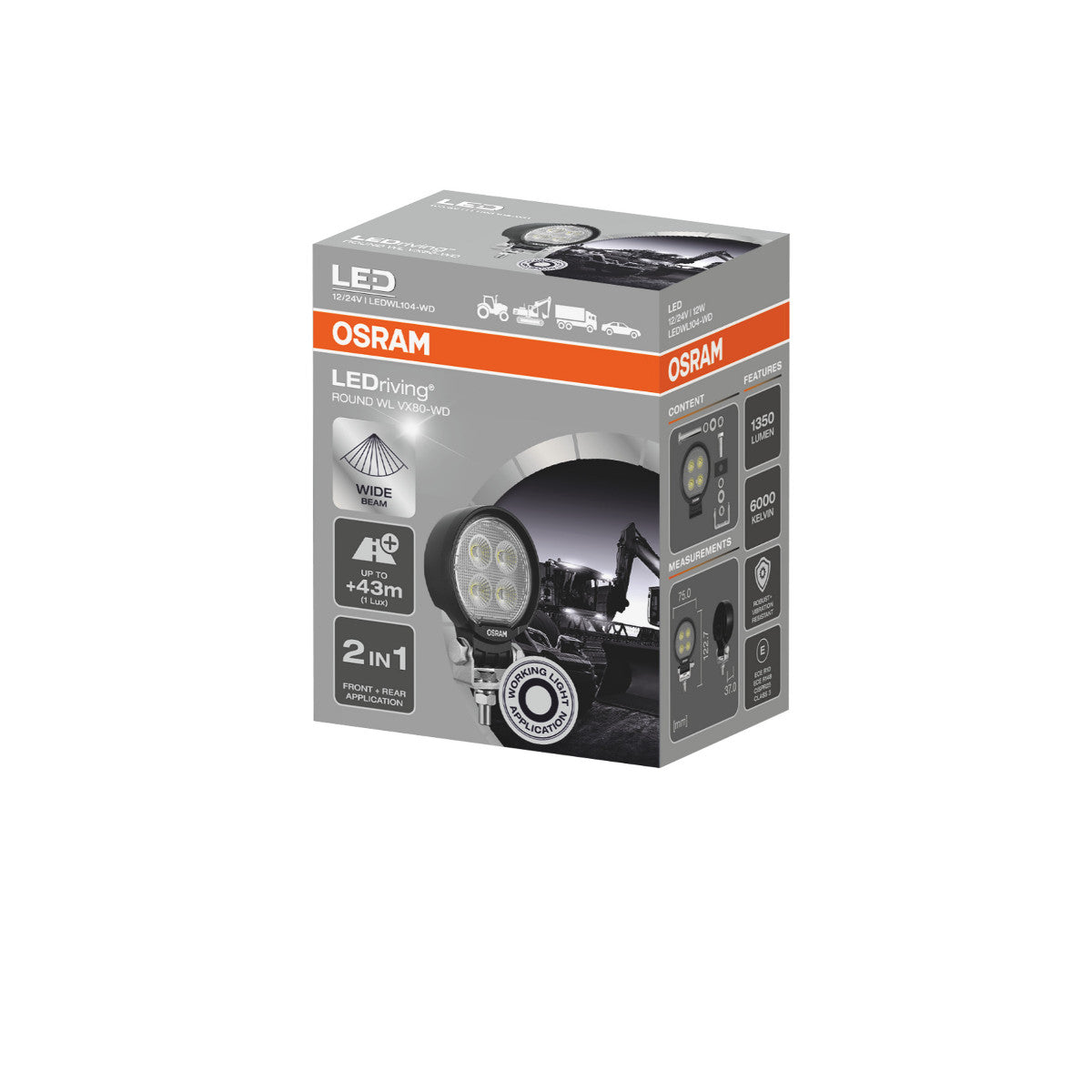 OSRAM runde WL VX80-WD