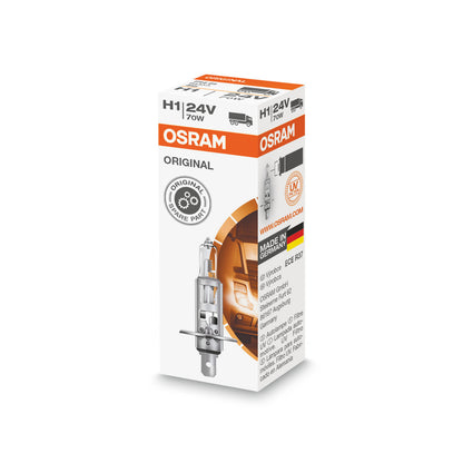 OSRAM ORIGINAL LINE - H1 - 24 V - 70 W - Halogen forlygtepære - Foldeboks