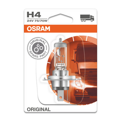 OSRAM ORIGINAL LINE - H4 - 24 V - 7570 W - Halogen forlygtepære