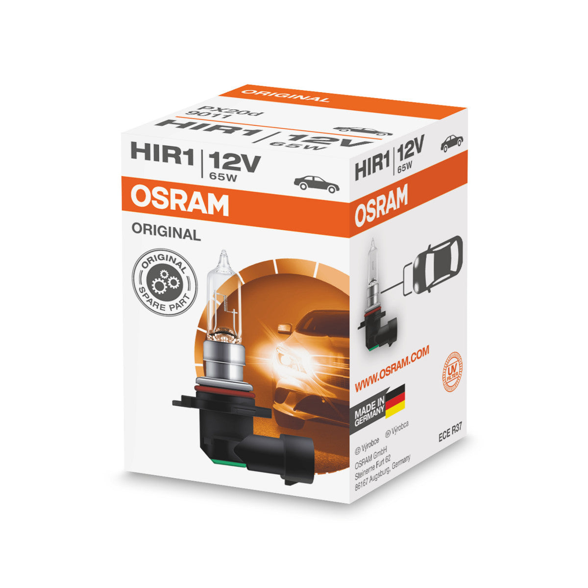 OSRAM ORIGINAL LINE - HIR1 - 12 V - 65 W - Halogen forlygtepære