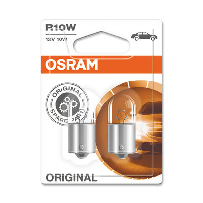 OSRAM ORIGINAL - METAL BASE - R10W - 12V Ekstra pære