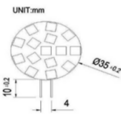 G4 12V/24V 2.3W Side