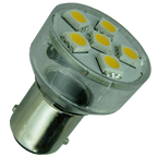 BA15s 12V/24V 1W spot