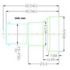 BA15s 12V/24V 1.3W spot