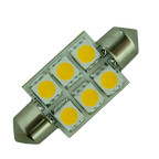 Spollampa 12V/24V 1W 37mm