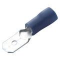 Bladstift vinylblå 6,3 x 0,8 mm - 10 stk