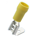 Filialing ærme vinylgul 6,3 x 0,8 mm - 10 stk
