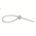 Kabelbånd 100 x 2,5 mm hvid - 100 stk