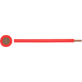 Forewlown -leder PVC 0,5 mm2 nøgne kobberrød pr. Meter